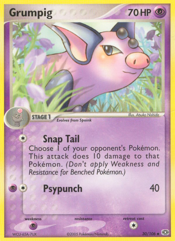 Grumpig - Emerald - #30 - Pokemon TCG card
