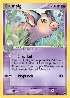 Grumpig #30 Grumpig - Emerald - #30 - Pokemon TCG card