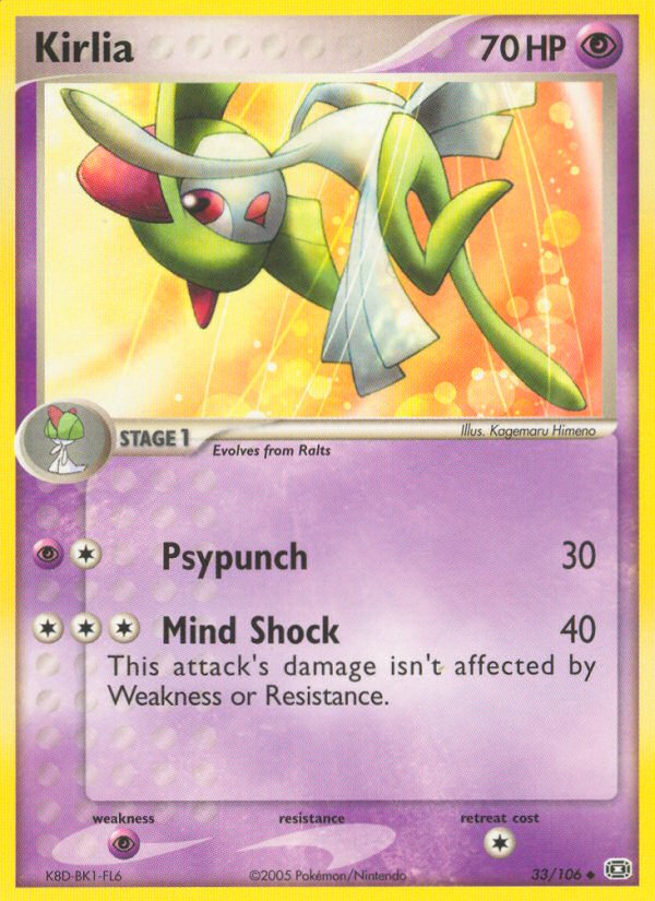 Kirlia - Emerald - #33 - Pokemon TCG card
