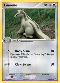 Linoone - Emerald - #34 - Pokemon TCG card