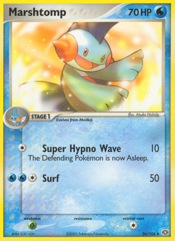 Marshtomp - Emerald - #36 - Pokemon TCG card