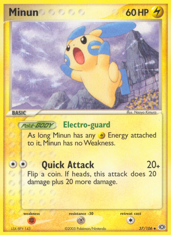 Minun - Emerald - #37 - Pokemon TCG card