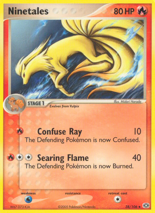 Ninetales - Emerald - #38 - Pokemon TCG card