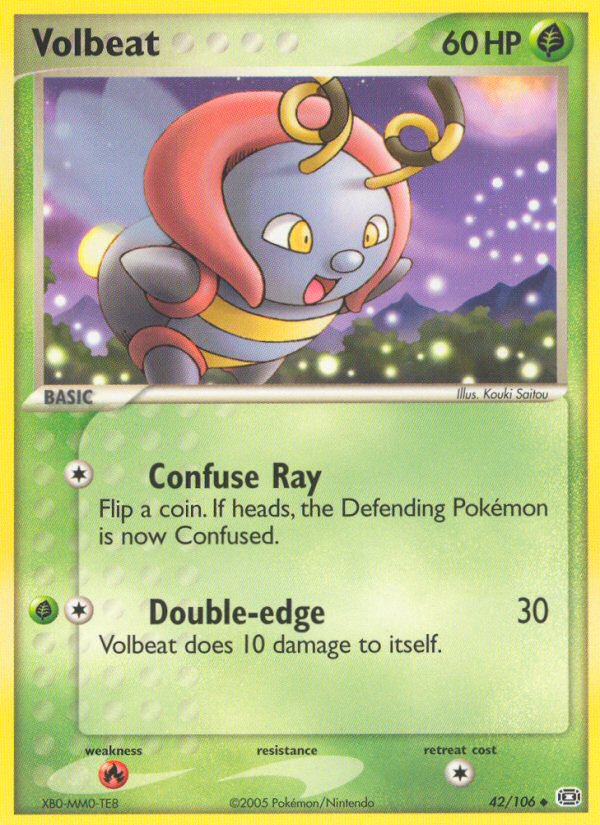 Volbeat - Emerald - #42 - Pokemon TCG card