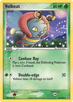 Volbeat #42 Volbeat - Emerald - #42 - Pokemon TCG card