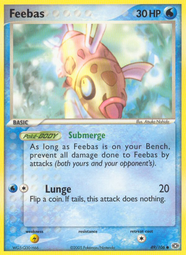 Feebas - Emerald - #49 - Pokemon TCG card