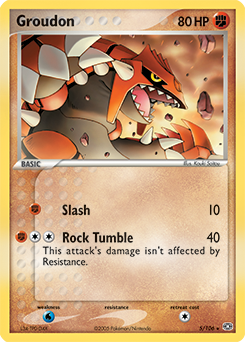 Groudon #5 Groudon - Emerald - #5 - Pokemon TCG card