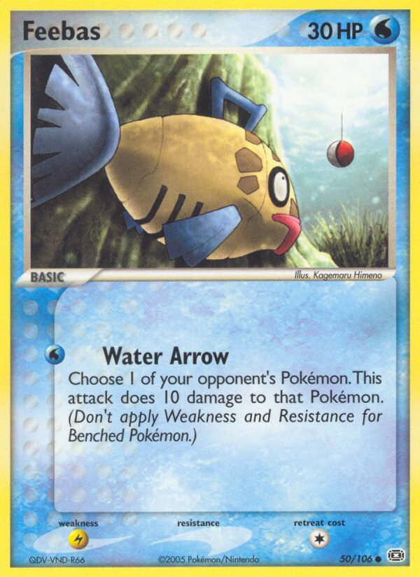 Feebas - Emerald - #50 - Pokemon TCG card