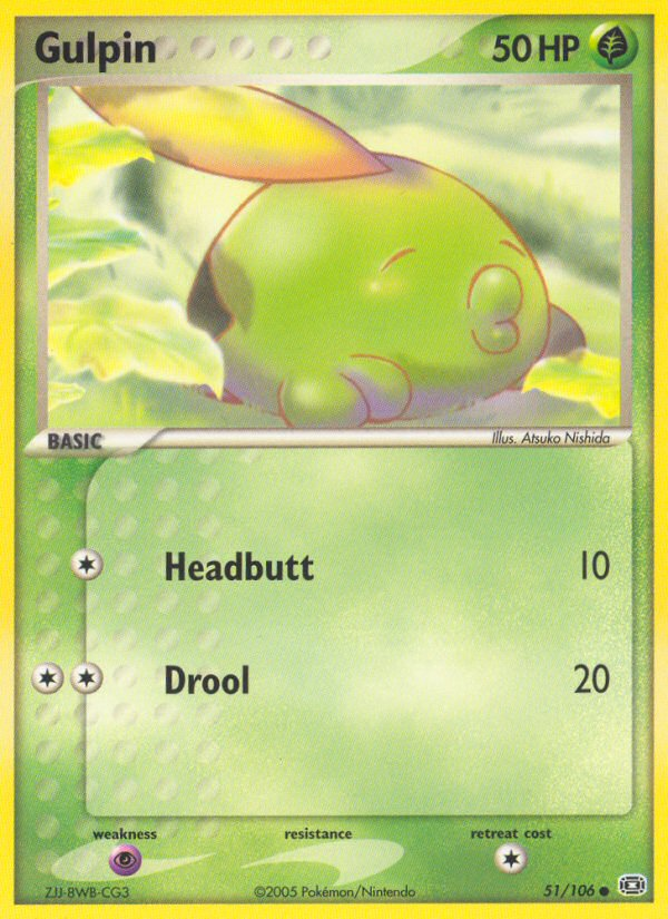 Gulpin - Emerald - #51 - Pokemon TCG card