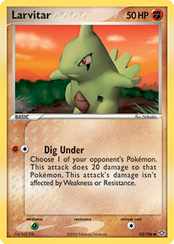Larvitar #52 Larvitar - Emerald - #52 - Pokemon TCG card