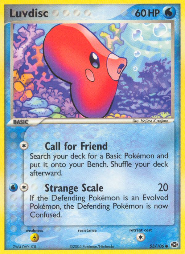 Luvdisc - Emerald - #53 - Pokemon TCG card