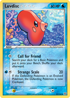 Luvdisc - Emerald - #53 - Pokemon TCG card