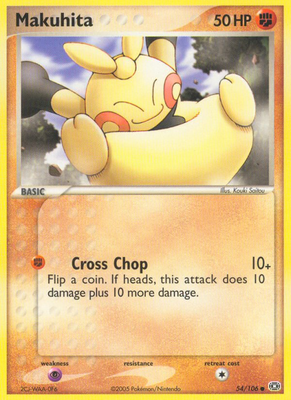 Makuhita - Emerald - #54 - Pokemon TCG card
