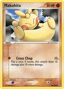 Makuhita #54 Makuhita - Emerald - #54 - Pokemon TCG card