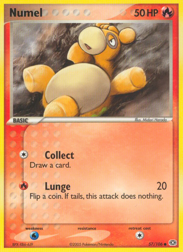 Numel - Emerald - #57 - Pokemon TCG card