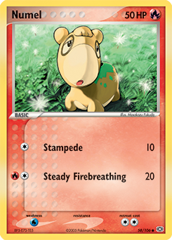 Numel #58 Numel - Emerald - #58 - Pokemon TCG card