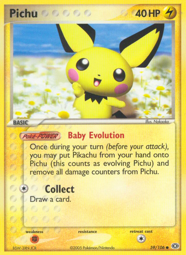 Pichu - Emerald - #59 - Pokemon TCG card