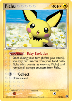 Pichu #59 Pichu - Emerald - #59 - Pokemon TCG card
