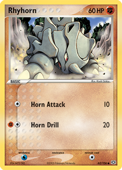 Rhyhorn #62 Rhyhorn - Emerald - #62 - Pokemon TCG card