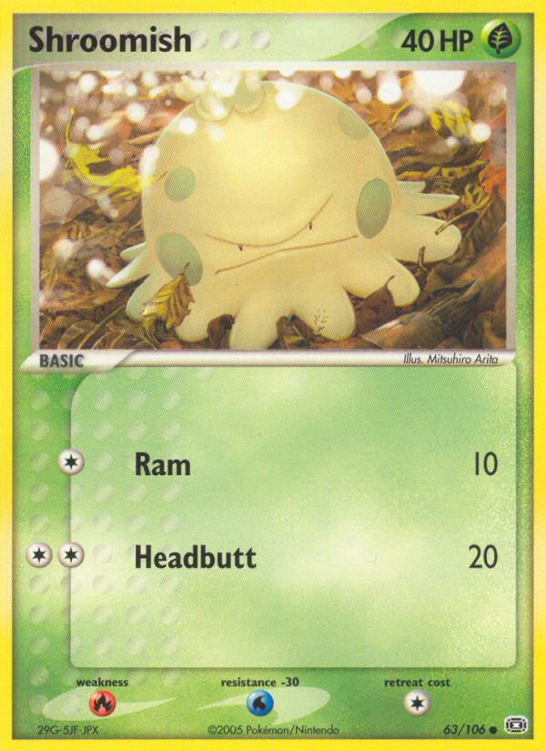 Shroomish - Emerald - #63 - Pokemon TCG card