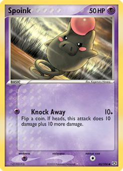 Spoink - Emerald - #65 - Pokemon TCG card
