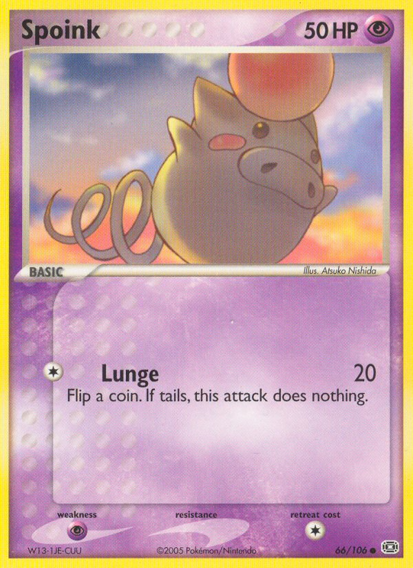 Spoink - Emerald - #66 - Pokemon TCG card