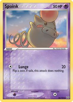 Spoink - Emerald - #66 - Pokemon TCG card