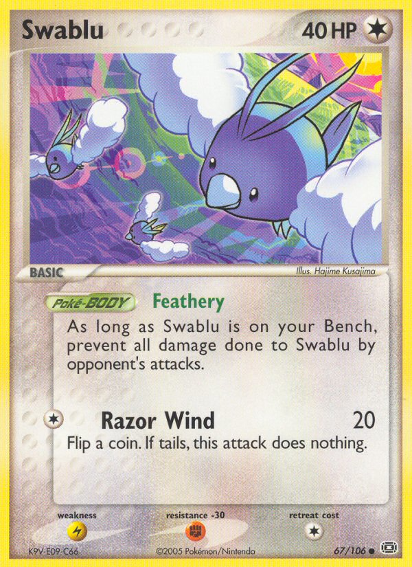 Swablu - Emerald - #67 - Pokemon TCG card
