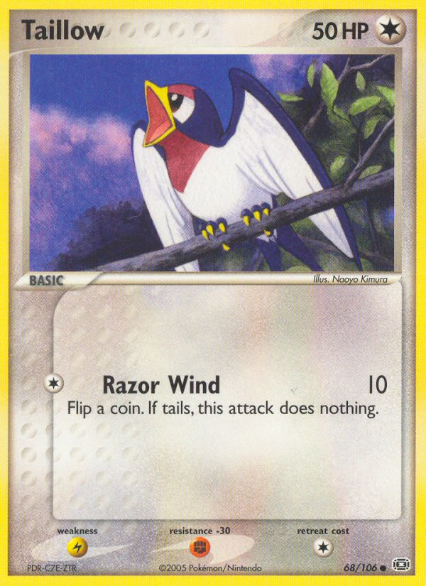 Taillow - Emerald - #68 - Pokemon TCG card