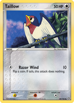 Taillow - Emerald - #68 - Pokemon TCG card