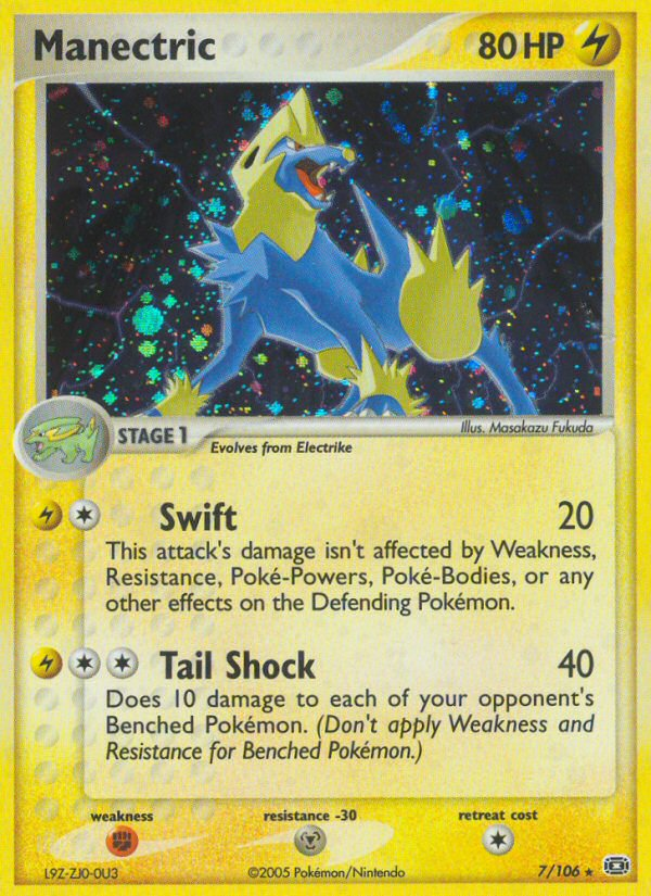 Manectric - Emerald - #7 - Pokemon TCG card