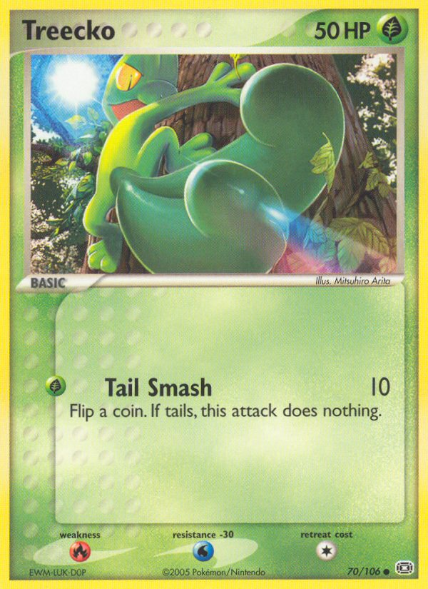 Treecko - Emerald - #70 - Pokemon TCG card