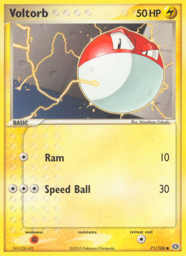 Voltorb - Emerald - #71 - Pokemon TCG card