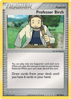 Professor Birch - Emerald - #82 - Pokemon TCG card