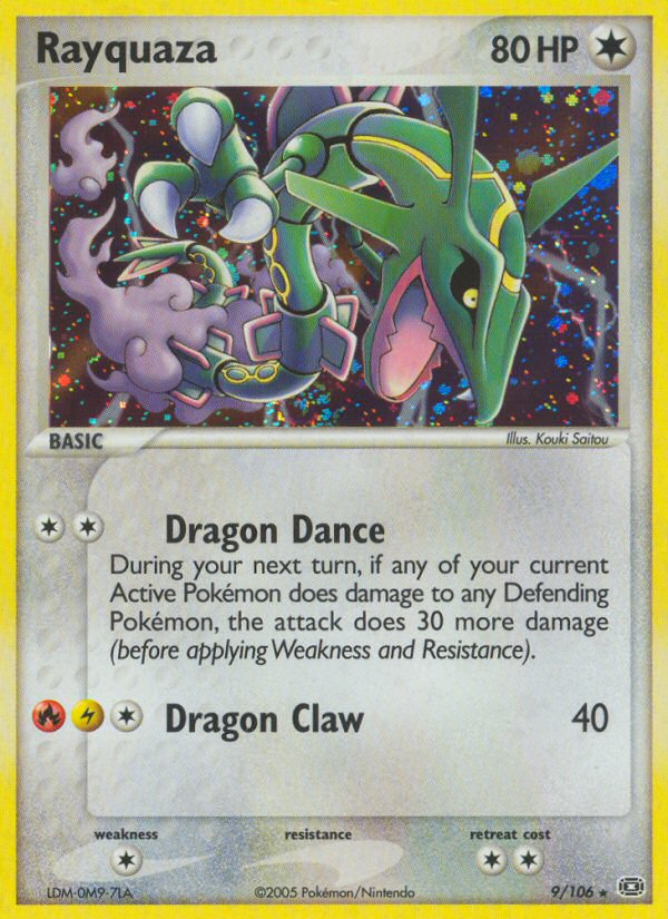Rayquaza - Emerald - #9 - Pokemon TCG card