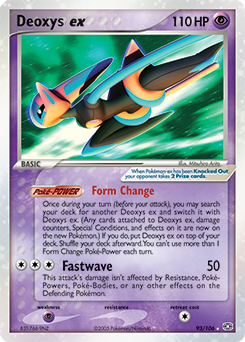 Deoxys ex #93 Deoxys ex - Emerald - #93 - Pokemon TCG card