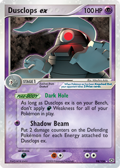 Dusclops ex #94 Dusclops ex - Emerald - #94 - Pokemon TCG card