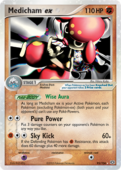 Medicham ex #95 Medicham ex - Emerald - #95 - Pokemon TCG card