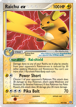 Raichu ex #97 Raichu ex - Emerald - #97 - Pokemon TCG card