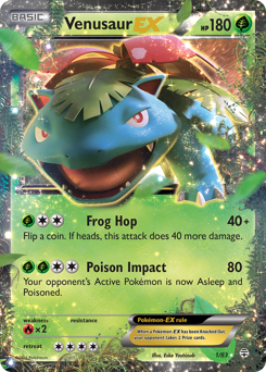 Venusaur-EX #1 Venusaur-EX - Generations - #1 - Pokemon TCG card