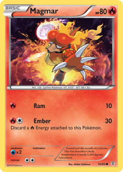 Magmar - Generations - #16 - Pokemon TCG card