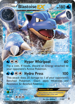 Blastoise-EX #17 Blastoise-EX - Generations - #17 - Pokemon TCG card