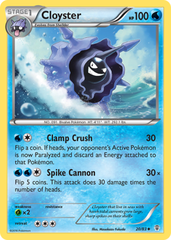 Cloyster - Generations - #20 - Pokemon TCG card