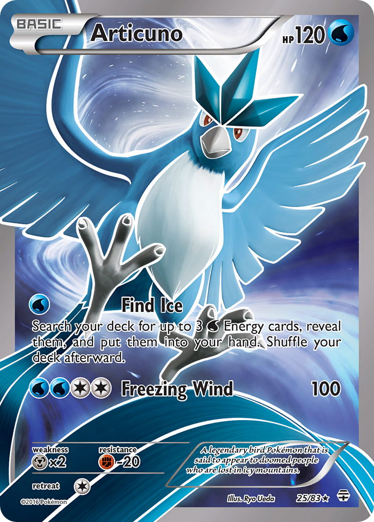 Articuno - Generations - #25 - Pokemon TCG card