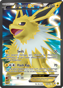 Jolteon-EX - Generations - #28a - Pokemon TCG card