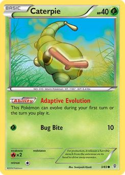 Caterpie - Generations - #3 - Pokemon TCG card