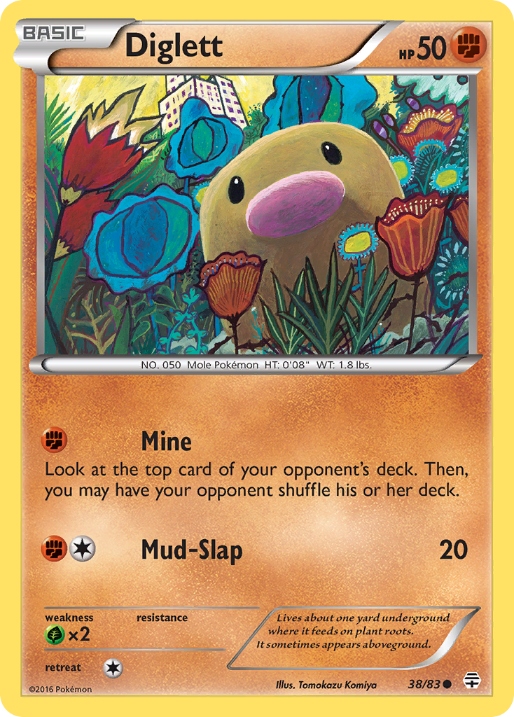Diglett - Generations - #38 - Pokemon TCG card