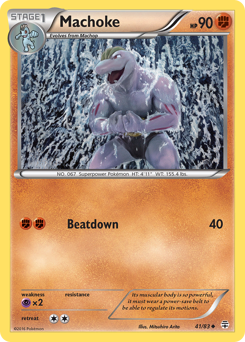 Machoke - Generations - #41 - Pokemon TCG card