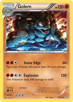 Golem #45 Golem - Generations - #45 - Pokemon TCG card