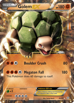 Golem-EX #46 Golem-EX - Generations - #46 - Pokemon TCG card